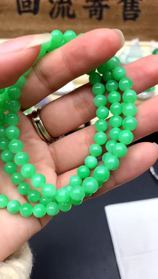 【闪购商品】翡翠手串未镶嵌368-尾款8100-总价23100