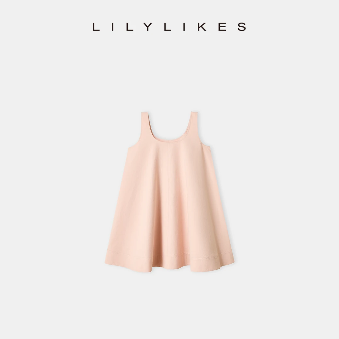 “芭比公主裙”獨家定织肌理感盐缩棉~嗲嗲蓬蓬富家千金背心裙