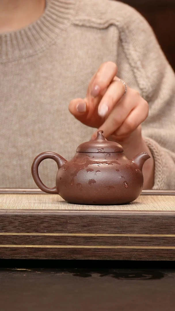 茶壶紫砂91底槽清 茄瓜