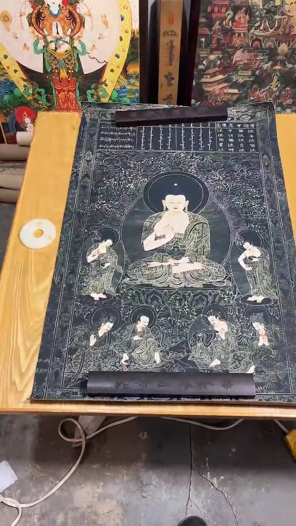 卷轴画卷轴唐卡商品