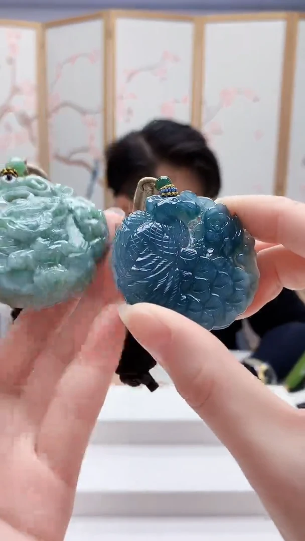 未镶嵌定制翡翠5060ry-毛货挂件29