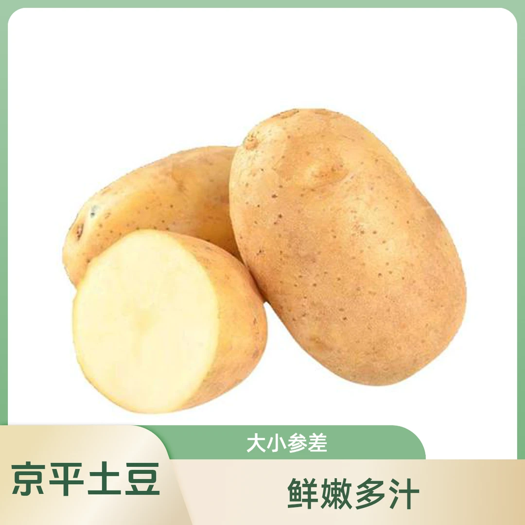 京平生鲜 黄心土豆 3-5斤（大小都有）新鲜土豆同城配