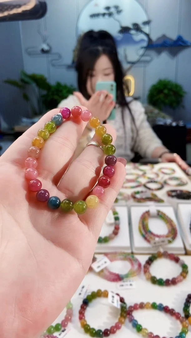 【闪购商品】碧玺手链未镶嵌G2316单圈颜色微差发1