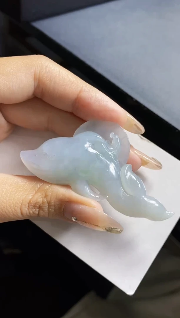 颈饰未镶嵌翡翠翡翠A货