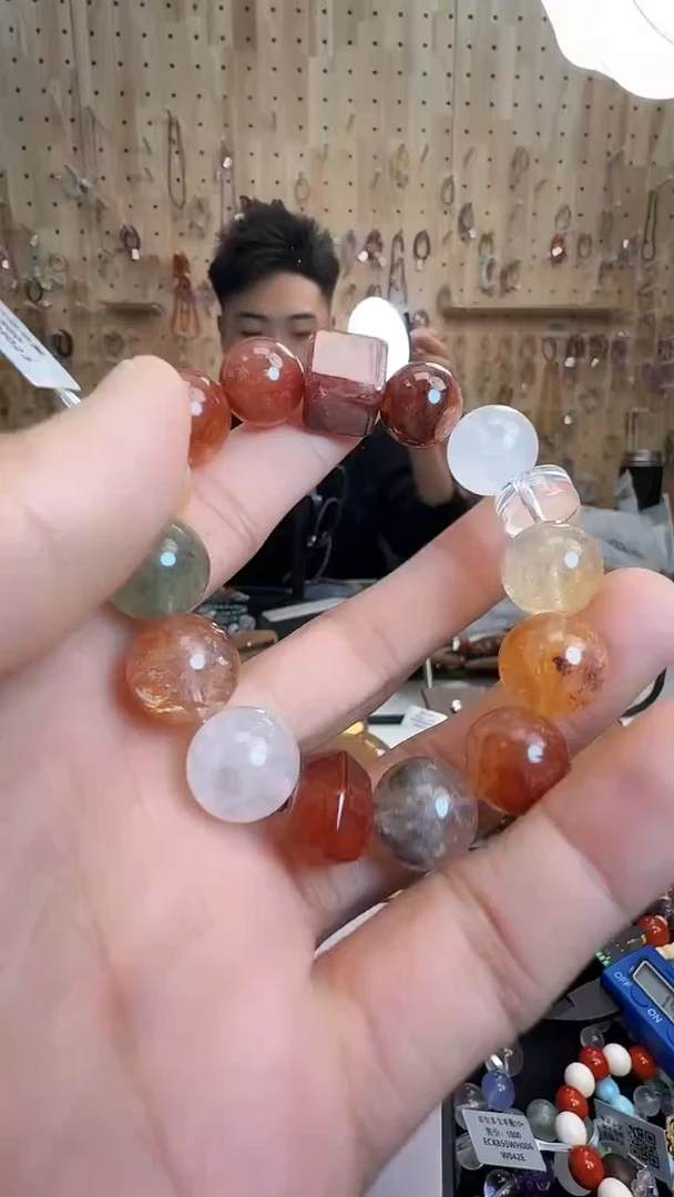 未镶嵌手链水晶村2540 约14mm