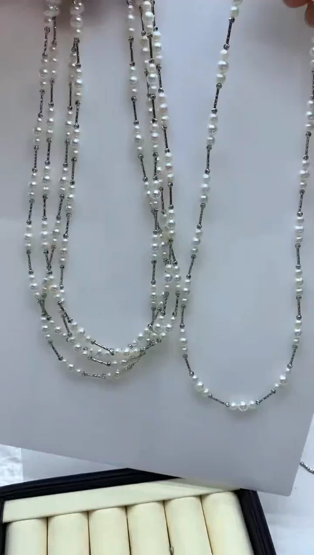 颈饰未镶嵌淡水珍珠多样性发其一