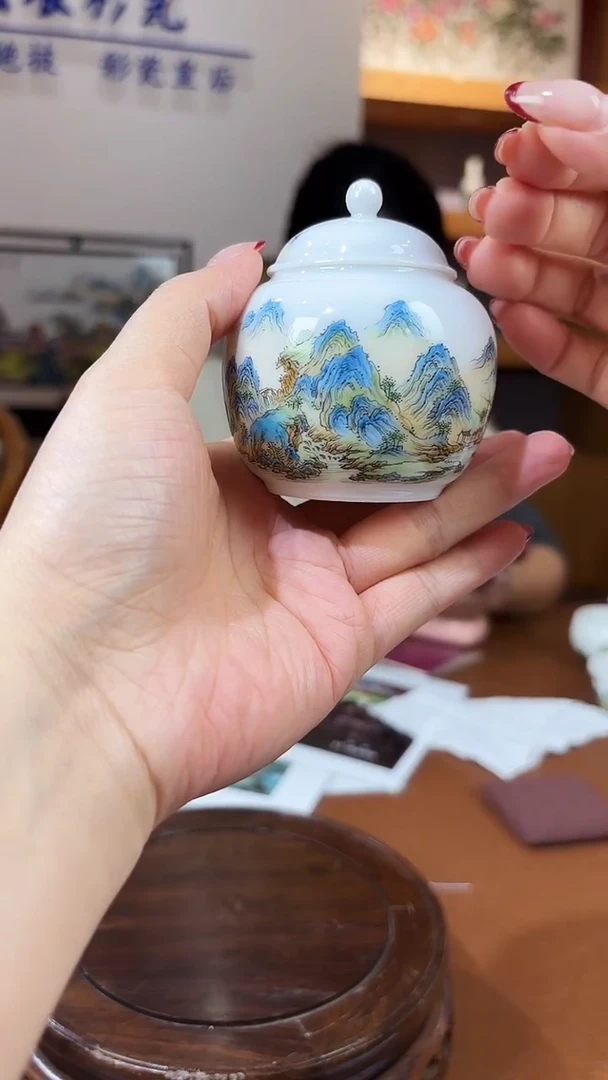 摆件瓷瓷博会—熊建军窑66