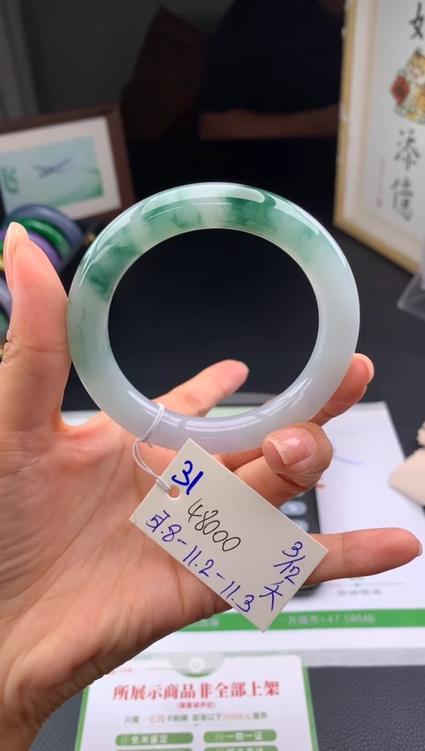未镶嵌手镯翡翠假一赔三   手镯
