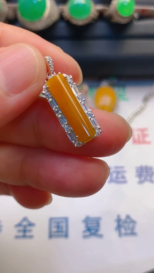 【闪购商品】翡翠耳饰银S925镶嵌天然A货翡翠1