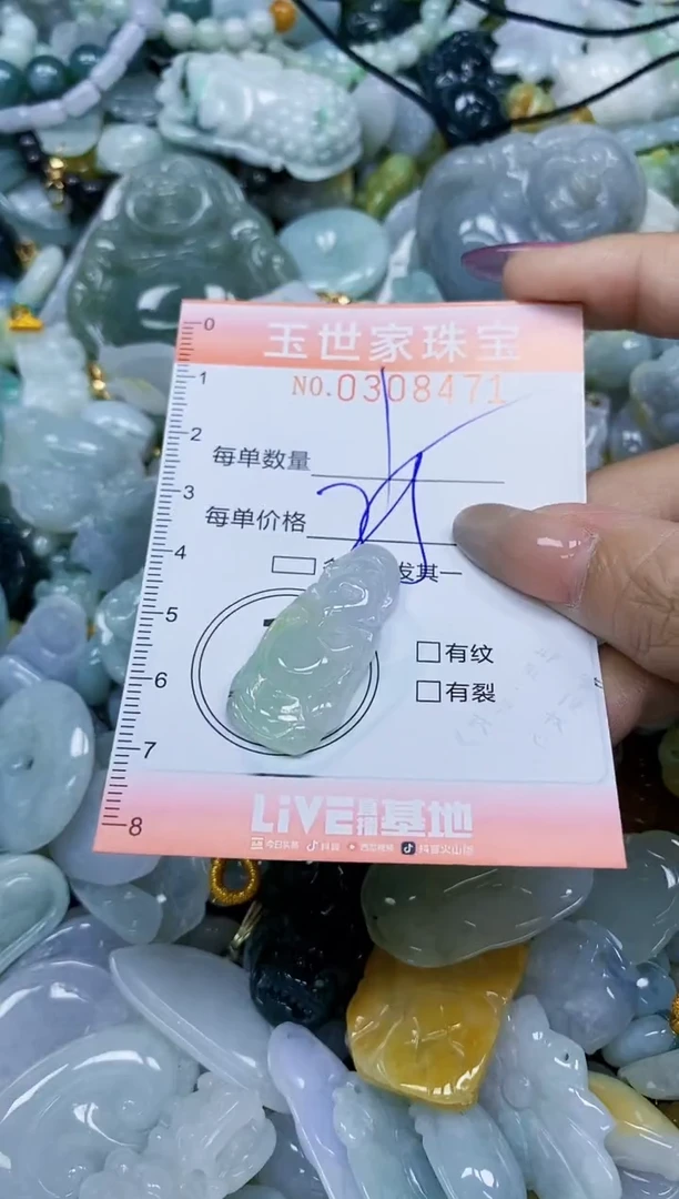 翡翠未镶嵌颈饰闪购0308471