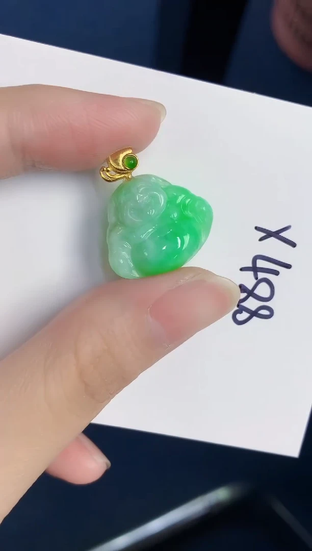 颈饰未镶嵌翡翠天然翡翠缅甸A货