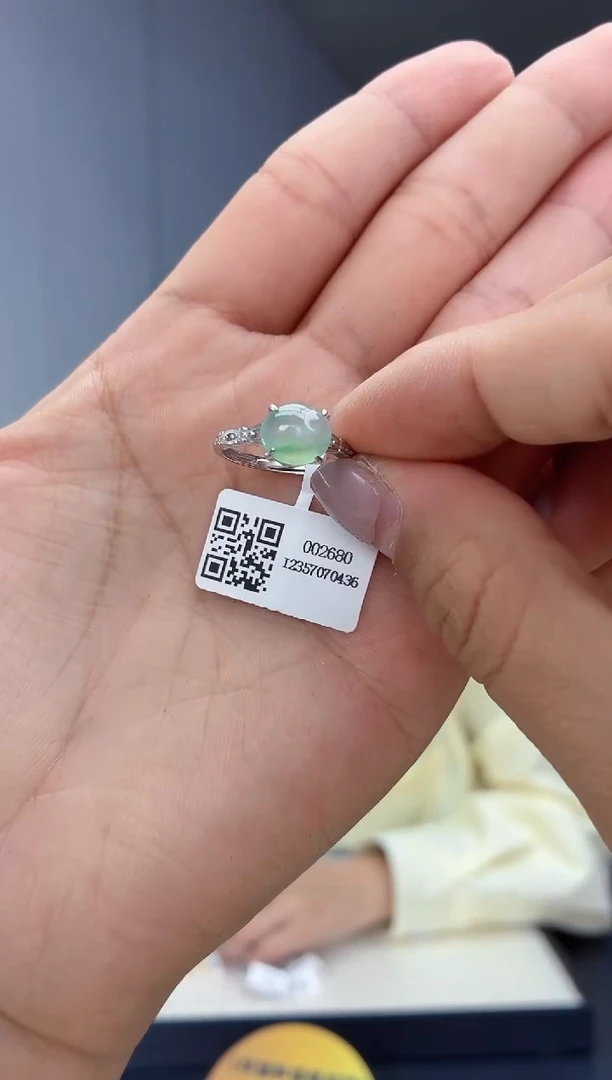 银S925镶嵌戒指翡翠1111111111111