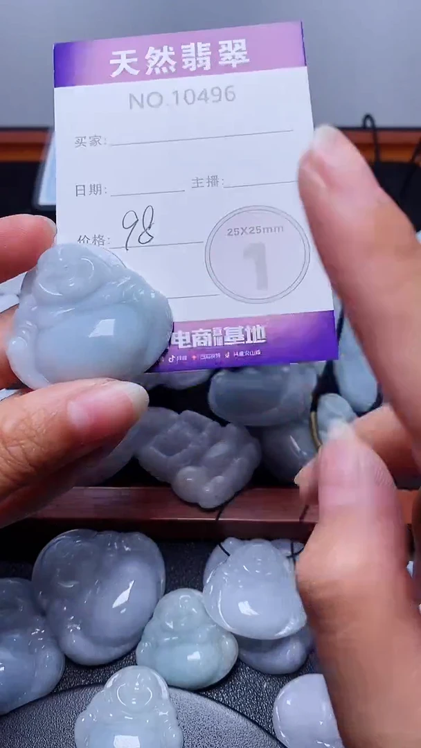 翡翠未镶嵌吊坠(赠链)496