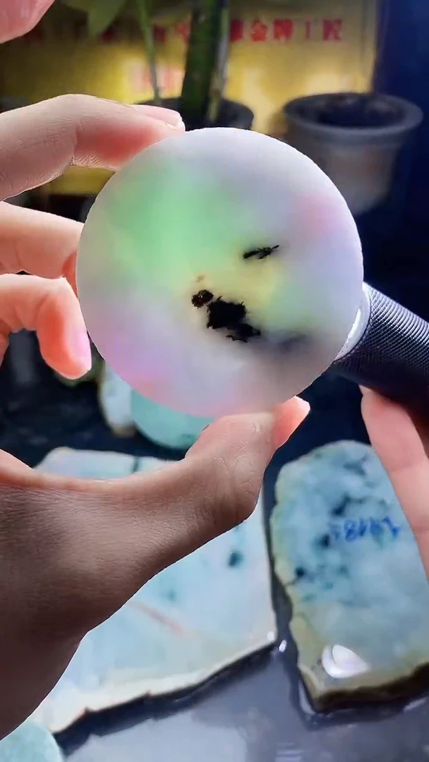 未镶嵌挂件翡翠小雨408