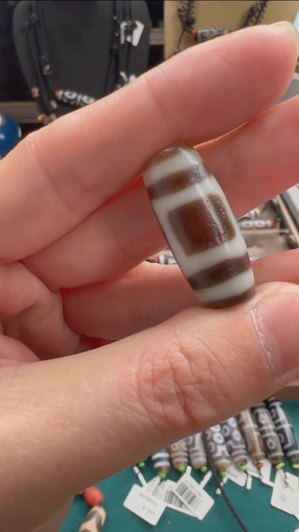 玛瑙/玉髓颈饰未镶嵌小卢全手工玛瑙天珠