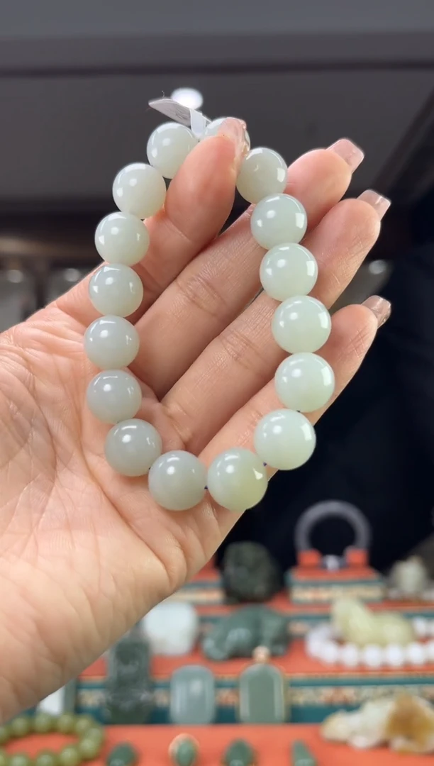 【闪购商品】和田玉颈饰未镶嵌佩佩12mm左右