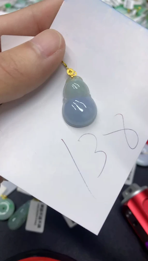 【闪购商品】翡翠颈饰18K金镶嵌翡翠