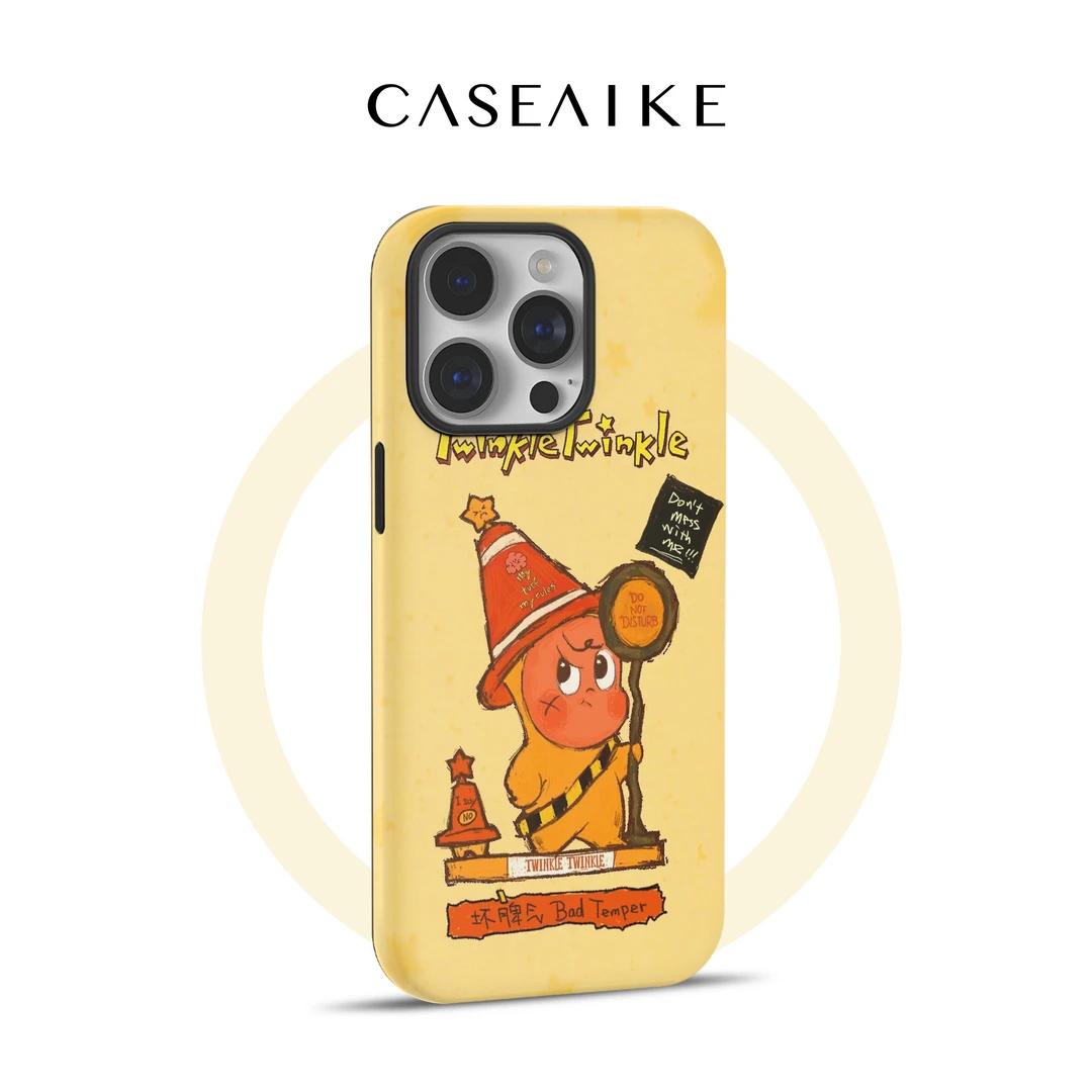 【坏脾气星星人】菲林磁吸壳适用苹果16防摔iphone13/4promax全包15