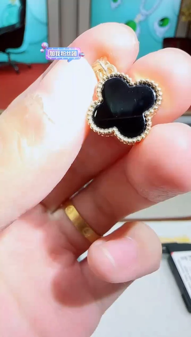 未镶嵌颈饰玛瑙/玉髓LX玛瑙幸运草吊坠GLL-多样性发其一