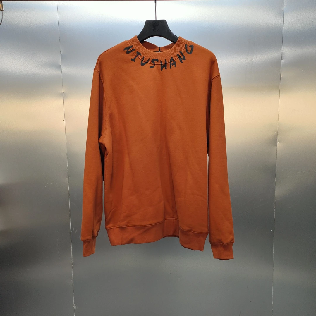 DF-5107-NS（加绒）秋冬季领口印花时尚圆领卫衣