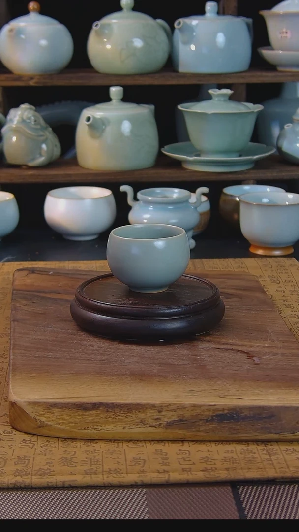 原矿原釉汝瓷福利杯