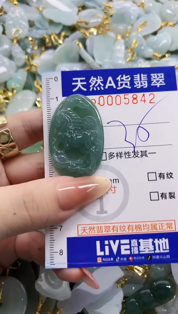 颈饰未镶嵌翡翠天然A货翡翠