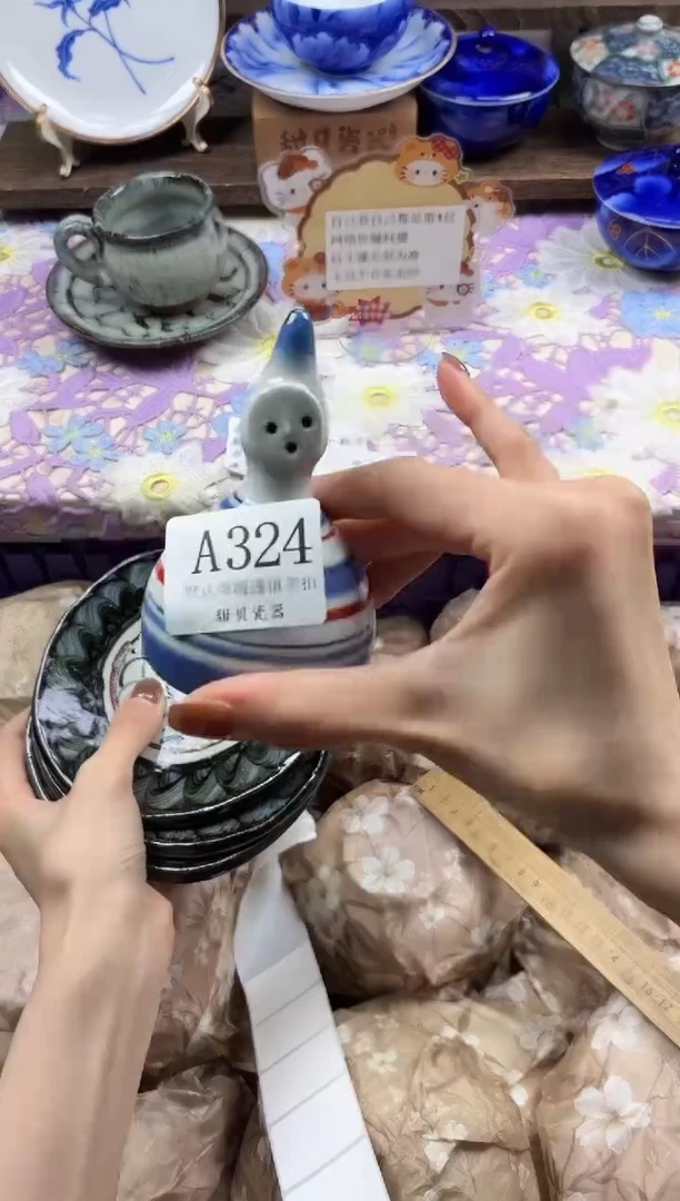 瓷片盈*盈                A324