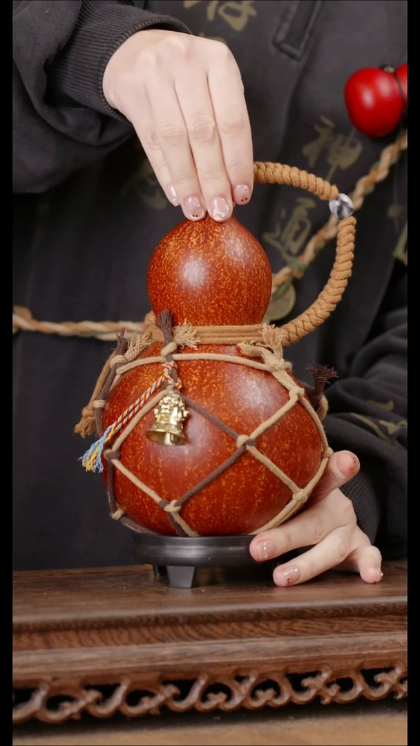 181号精品天然大漆酒葫芦一物一拍~