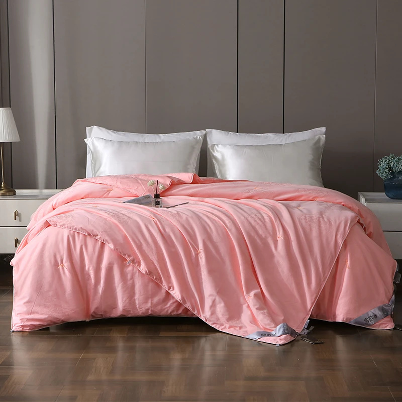 玉提花双宫茧桑蚕长丝被