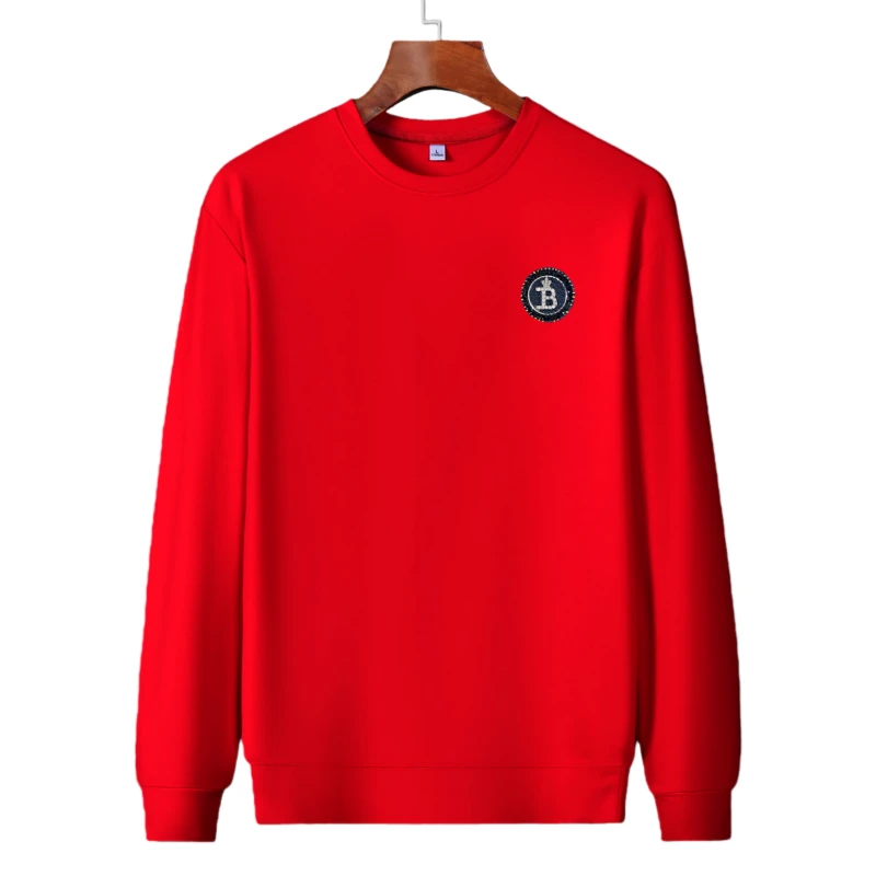 【罗仔精选】男士秋季长袖卫衣圆领T恤YK2714