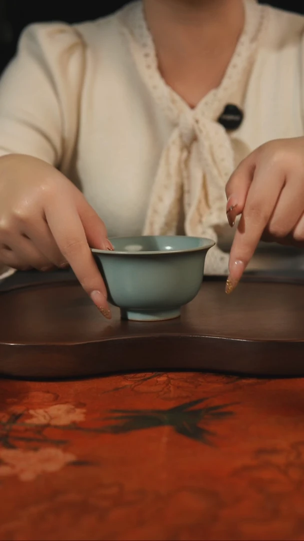 杯子瓷汝州原产地原矿仿古老釉q