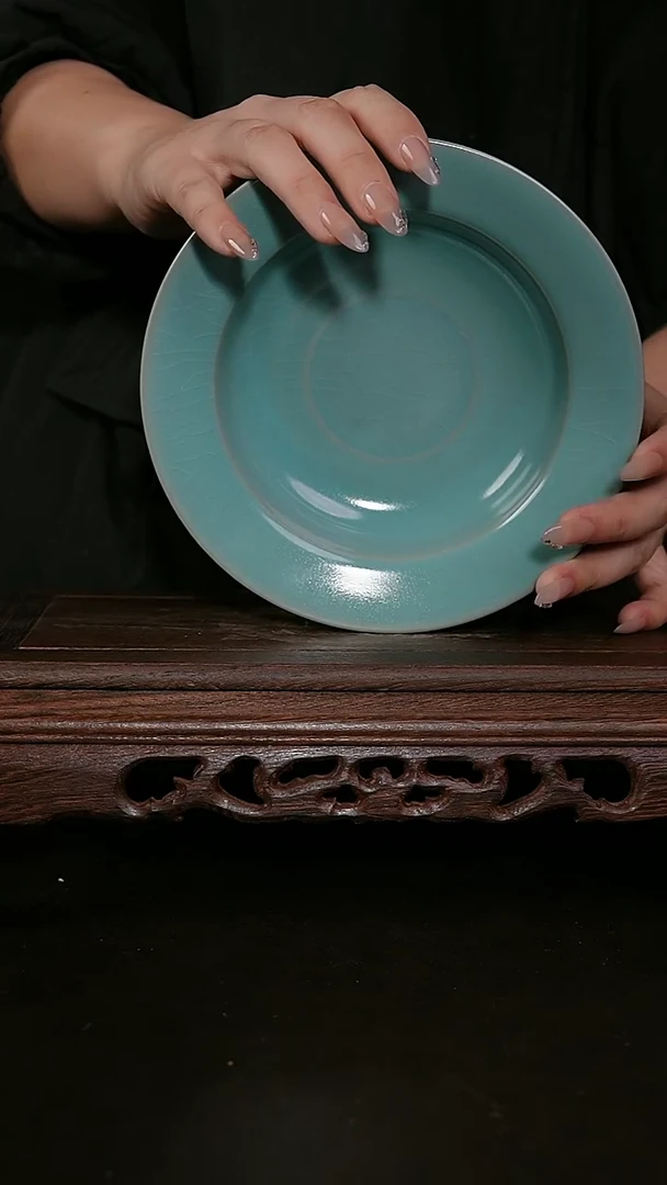 【闪购商品】其他仿古手工折沿盘