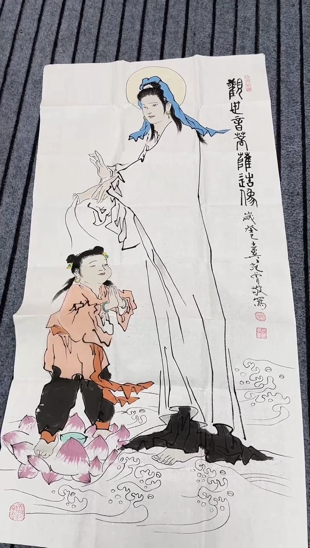 精品国画人物作品