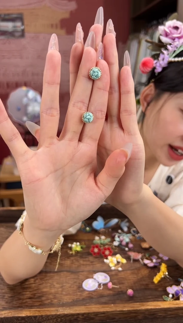 刺绣苏绣世家非遗手工（耳环）