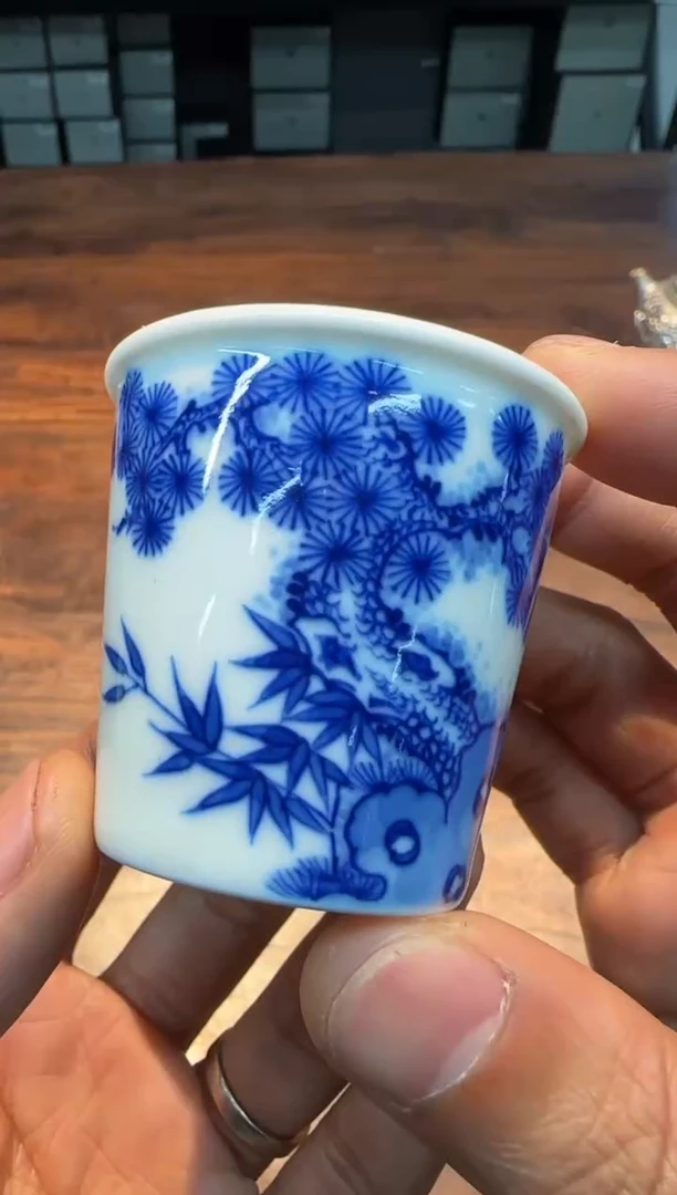 【闪购商品】邵春霞 松竹梅直口小杯