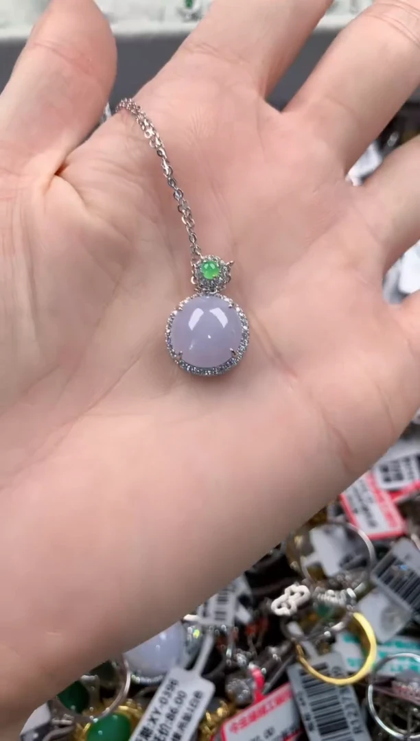 银S925镶嵌戒指翡翠999   4