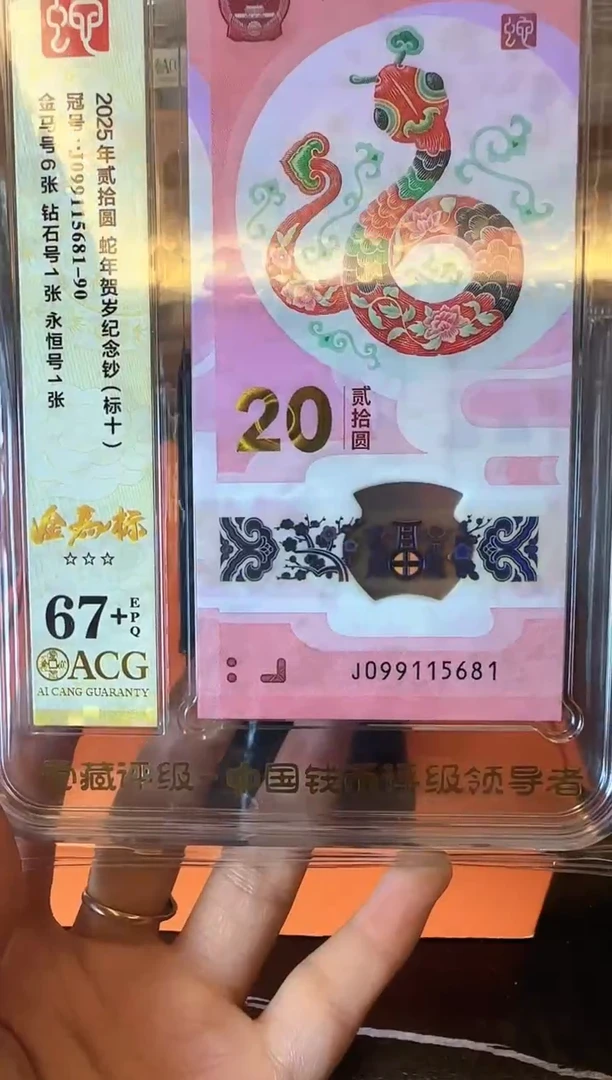 塑料2025 蛇钞 爱藏 标十 啊啊啊