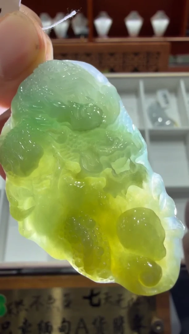 未镶嵌挂件翡翠A货翡翠多样性孤品