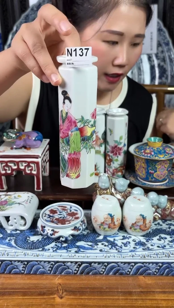 摆件景德镇陶瓷仿古摆件N137