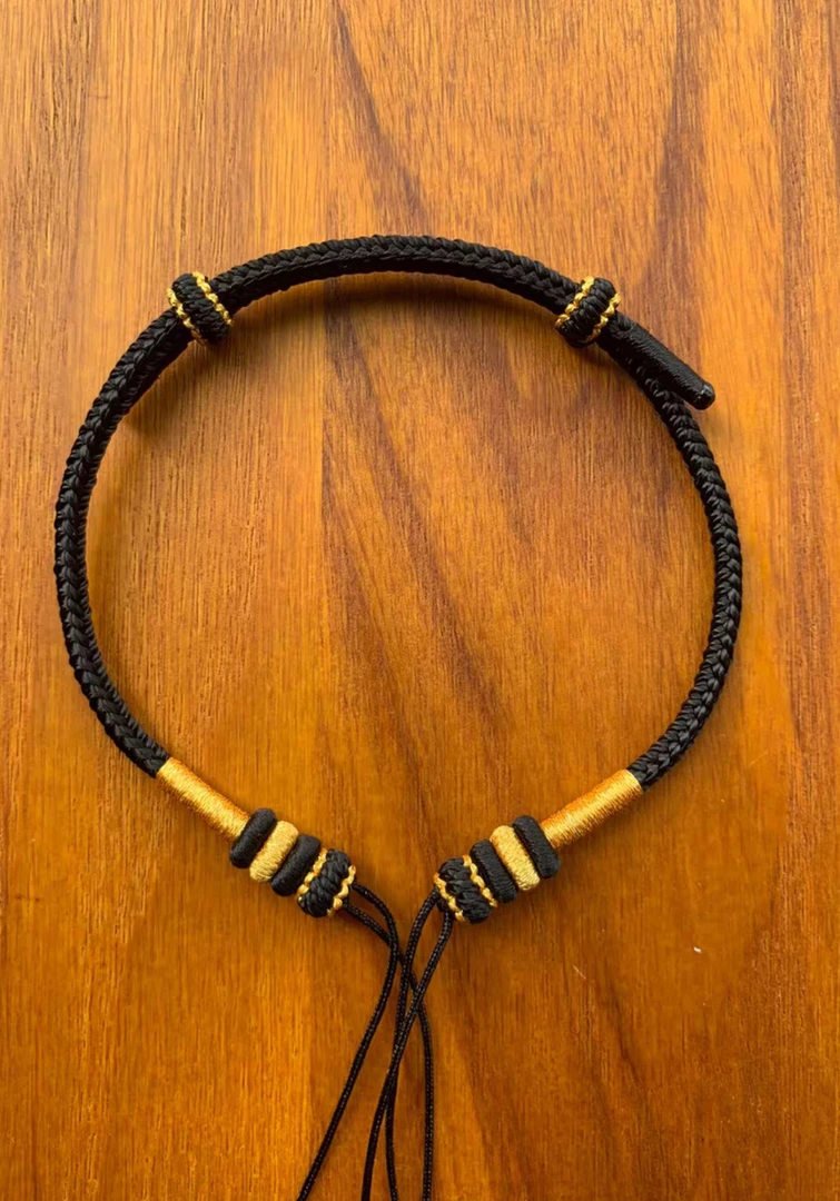 非金属纯手工编织精编八股横穿手绳