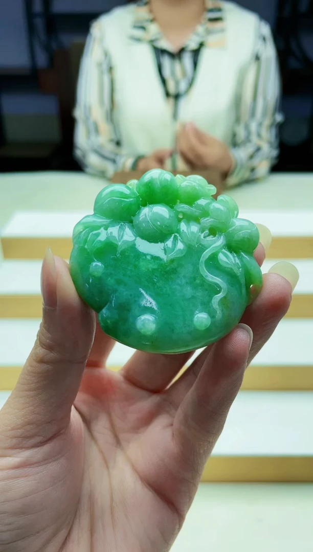 未镶嵌定制翡翠毛货08240438