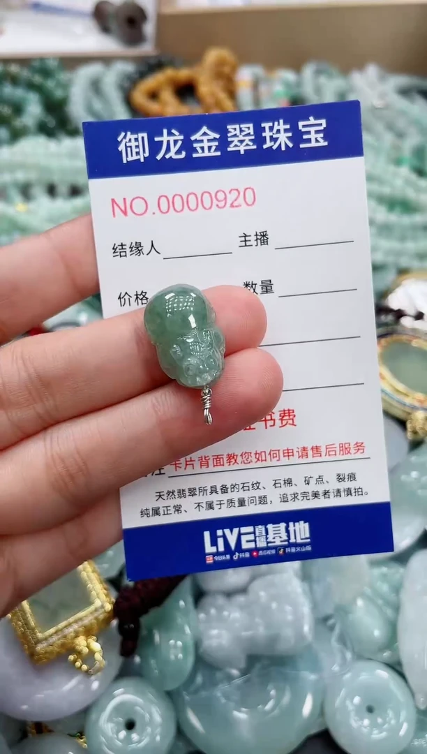 翡翠未镶嵌颈饰106