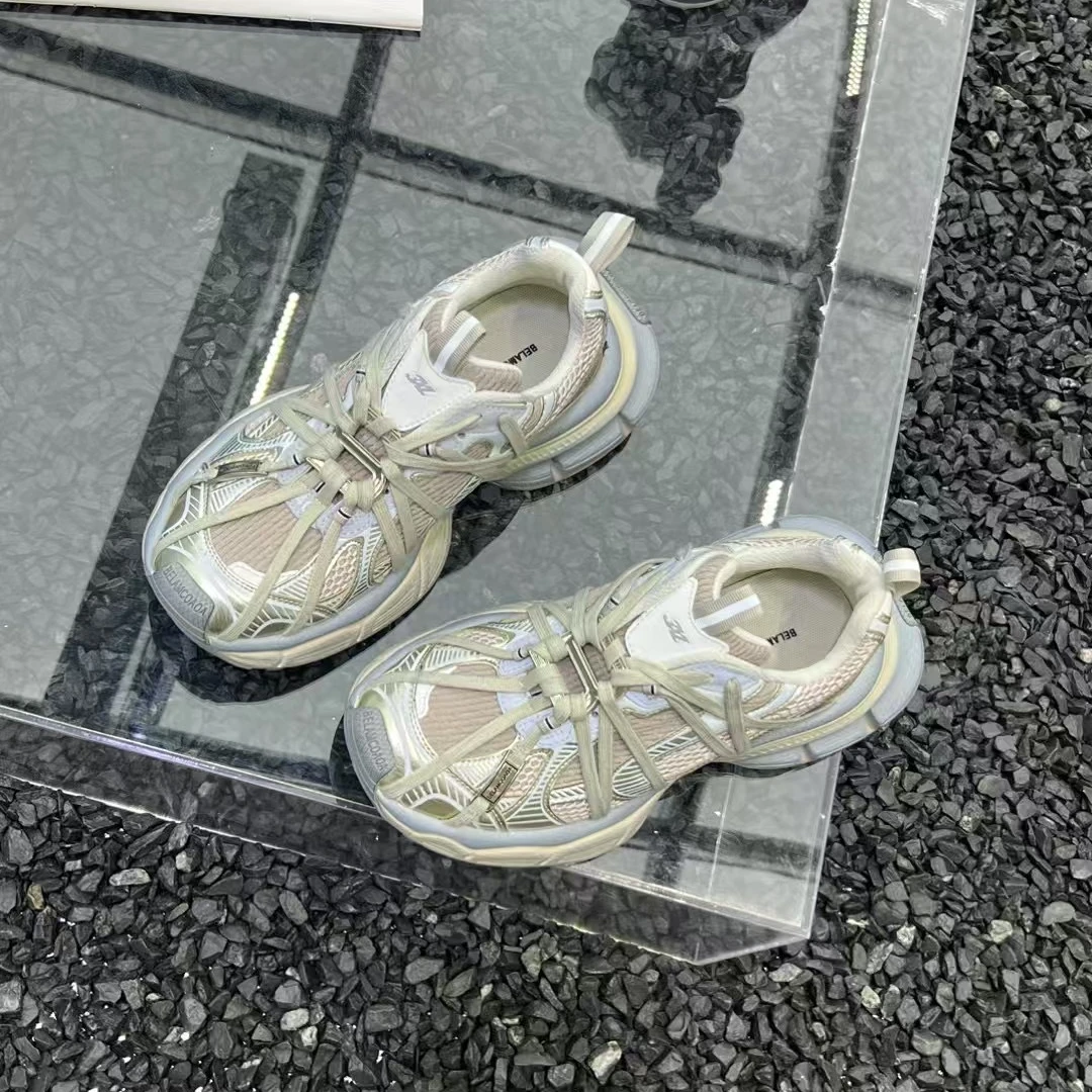 ARUI夏季新品巴家蜘蛛网3XL厚底增高休闲老爹鞋