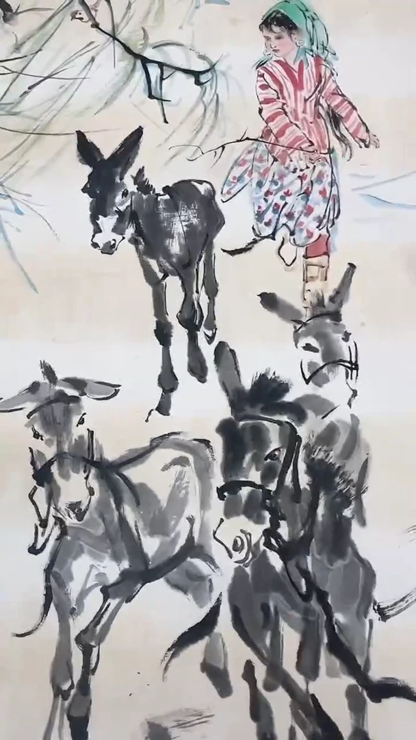 12-12-20黄老师国画作品轴