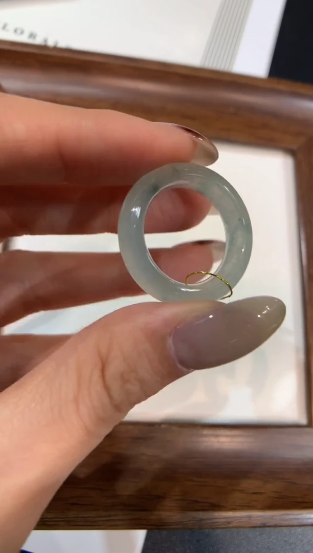 未镶嵌戒圈翡翠戒圈#15