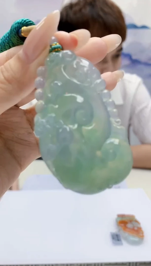 定制翡翠未镶嵌4868xx-毛货挂件191