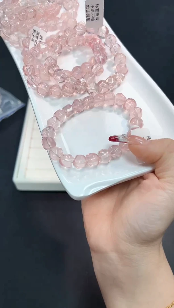 【闪购商品】水晶手串未镶嵌2c多样性发其一/1条默认微瑕