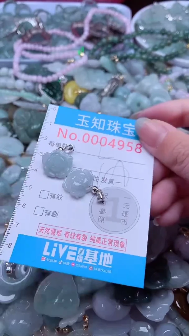 翡翠未镶嵌吊坠(不含链)4958