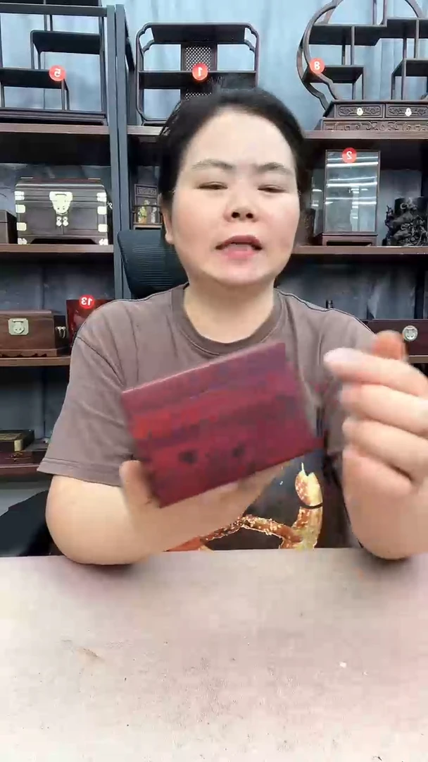 鸡翅木类端景台3047小李子红木工艺品