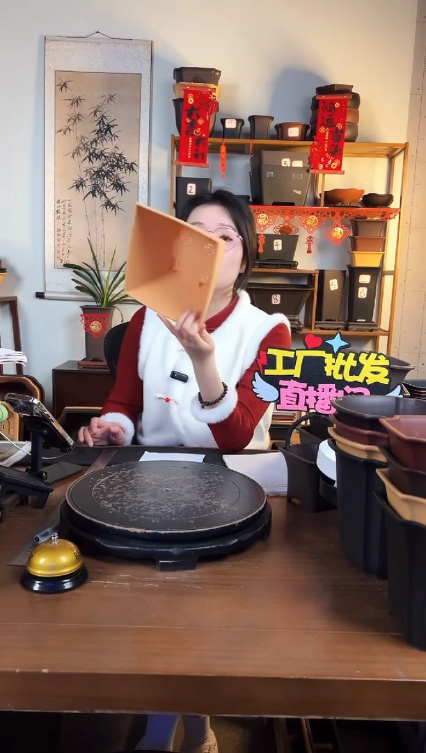 【闪购商品】树脂3只18.7斗笠紫檀色